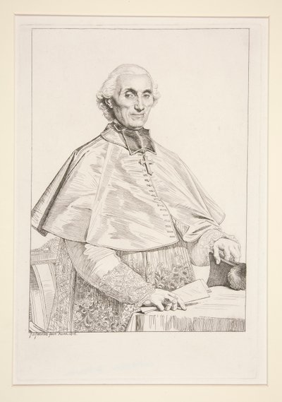 Portrait de Gabriel Courtois de Pressigny - Jean Auguste Dominique Ingres