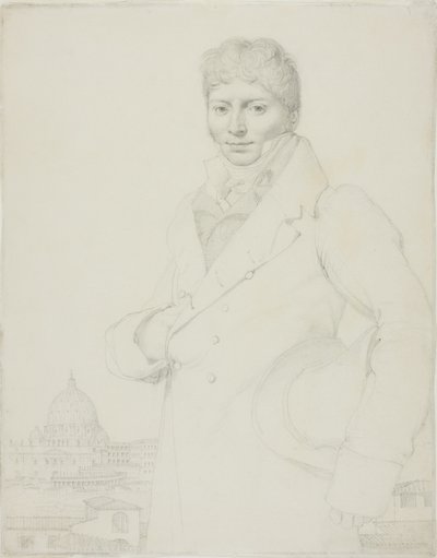 Portrait of Jean-Louis Robin - Jean Auguste Dominique Ingres