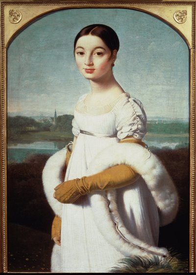 Portrait de Mademoiselle Caroline Rivière - Jean Auguste Dominique Ingres