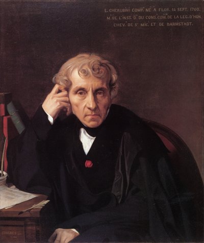 Portrait du compositeur Luigi Cherubini 1760-1842, 1841 - Jean Auguste Dominique Ingres