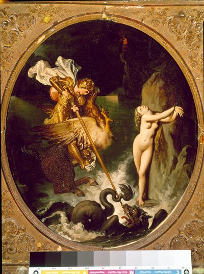 Roger délivrant Angélique - Jean Auguste Dominique Ingres