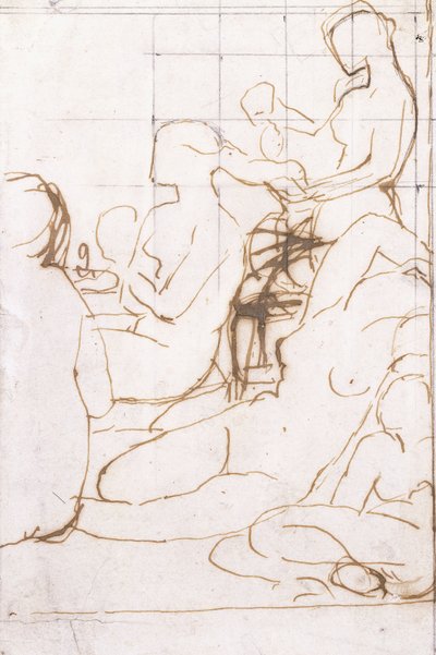 Étude pour Le Bain turc - Jean Auguste Dominique Ingres
