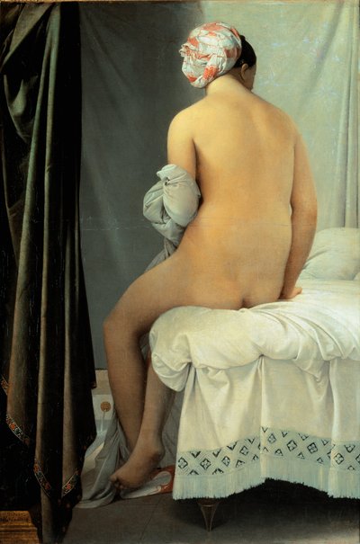 La Baigneuse, connue sous le nom de Baigneuse Valpinçon - Jean Auguste Dominique Ingres