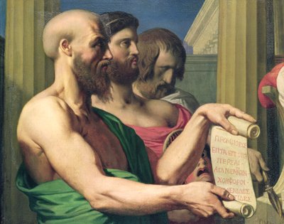 Les Tragédiens grecs, étude pour 