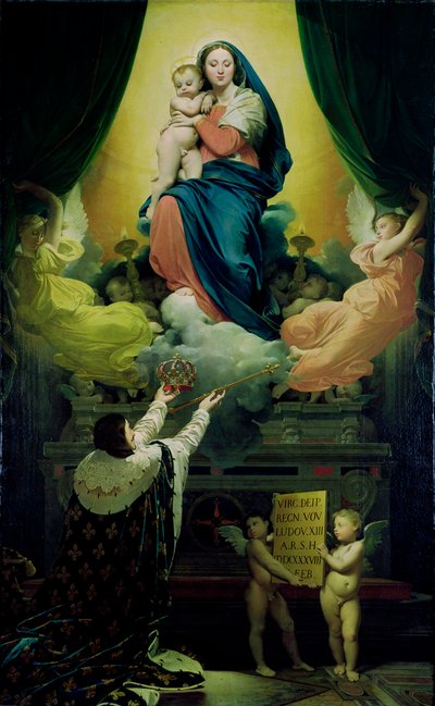 Le Vœu de Louis XIII (1601-43) 1824 - Jean Auguste Dominique Ingres