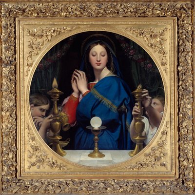 La Vierge adorant l