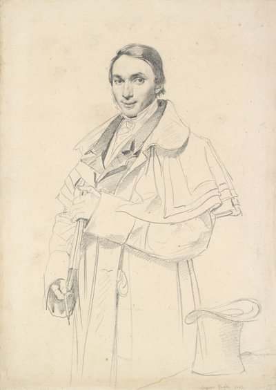 Portrait en trois-quarts de Jean-François-Antoine Forest, 1823 - Jean Auguste Dominique Ingres