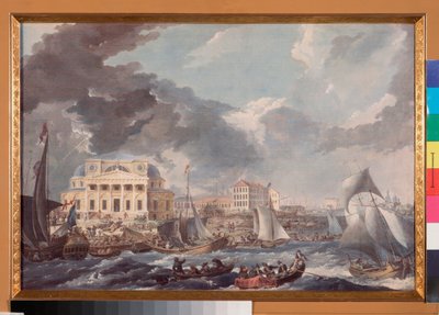 Vue de la Bourse à Saint-Pétersbourg - Jean Balthazard de la Traverse