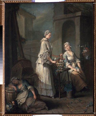 La marchande de fleurs - Jean Baptiste Charpentier