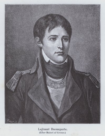 Napoléon Bonaparte en jeune lieutenant d