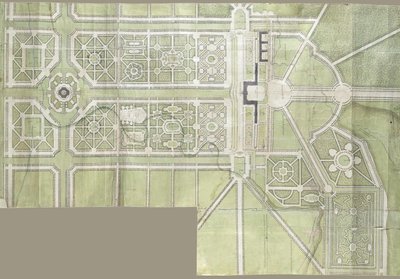 Conception pour le palais et le parc de Strelna, 1717 - Jean Baptiste Alexandre Le Blond