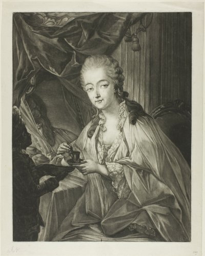 Jeanne Bécu, Comtesse Du Barry, and her servant Zamor - Jean Baptiste Andre Gautier D