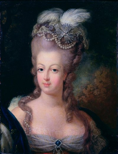 Portrait de la reine Marie-Antoinette de France, 1775 - Jean Baptiste Andre Gautier D