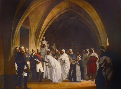 Le président républicain-prince Louis Napoléon (1808-1873) libère Abd el-Kader, château d