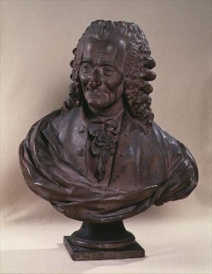 Buste de Voltaire (1694-1778) - Jean Baptiste Antoine Cadet de Beaupre