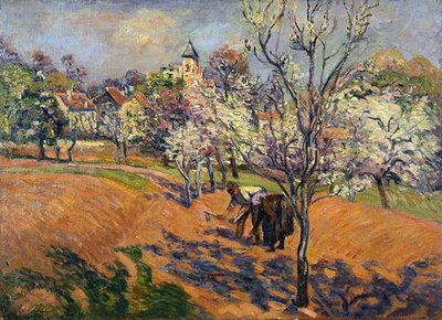 Printemps avec un couple binant et semant des graines - Jean Baptiste Armand Guillaumin