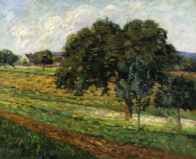 Arbres et fleurs, paysage à Damiette - Jean Baptiste Armand Guillaumin