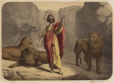 Daniel dans la fosse aux lions - Jean Baptiste Auguste Leloir
