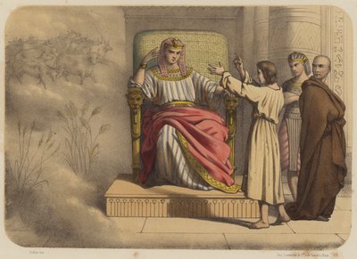 Joseph devant Pharaon - Jean Baptiste Auguste Leloir