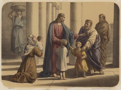 Laissez venir à moi les petits enfants - Jean Baptiste Auguste Leloir