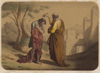 Samuel sacre Saül - Jean Baptiste Auguste Leloir