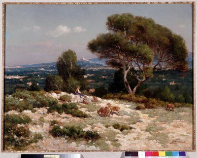 Bergers sur les hauteurs de Saint Loup à Marseille - Jean Baptiste Baudin