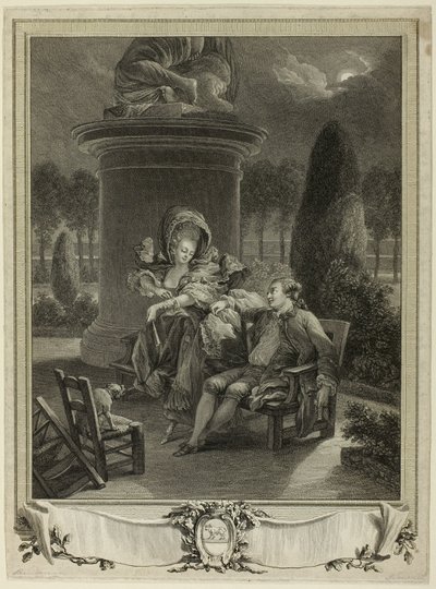 La soiree des Thuileries - Jean Baptiste Blaise Simonet