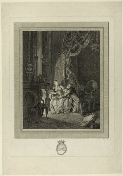 Le danger du tête-à-tête (The Danger of the Private Conversation) - Jean Baptiste Blaise Simonet