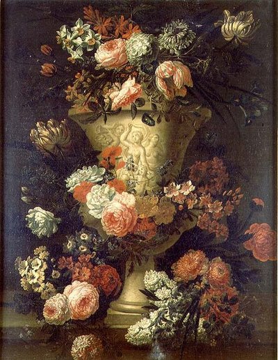 Tulipes, pivoines et autres fleurs - Jean Baptiste Bosschaert
