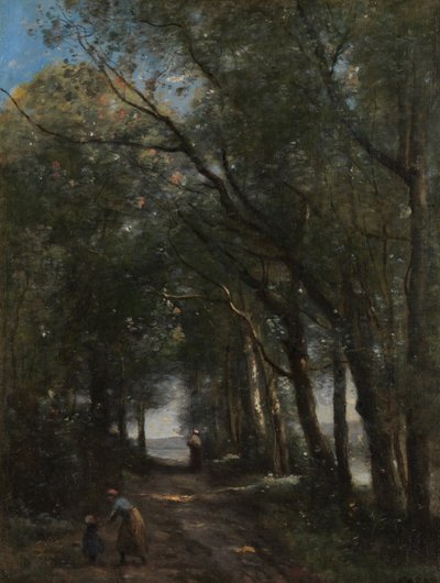 Un chemin à travers les arbres, vers 1870-73 - Jean Baptiste Camille Corot