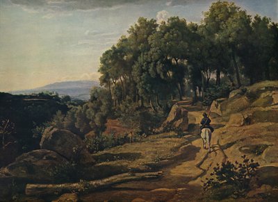 Vue près de Volterra - Jean Baptiste Camille Corot