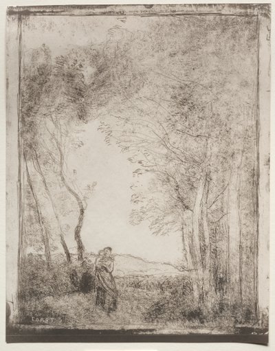 Une jeune mère à l