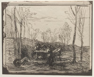 Petit déjeuner dans une clairière - Jean Baptiste Camille Corot