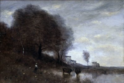 Paysage de campagne - Jean Baptiste Camille Corot
