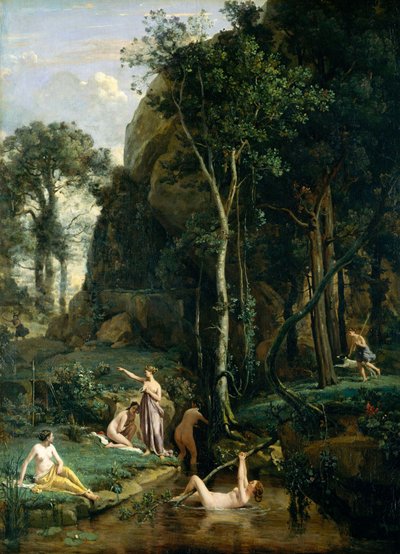 Diane et Actéon (Diane surprise dans son bain) - Jean Baptiste Camille Corot