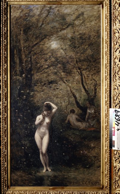 Diane au bain - Jean Baptiste Camille Corot