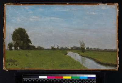 Paysage hollandais, 1854 - Jean Baptiste Camille Corot