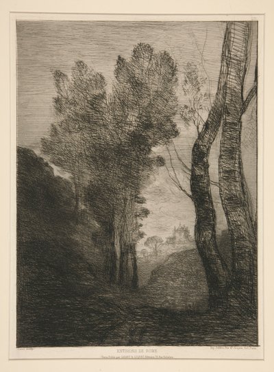Environs de Rome - Jean Baptiste Camille Corot