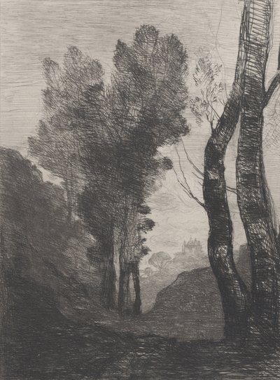 Environs de Rome - Jean Baptiste Camille Corot