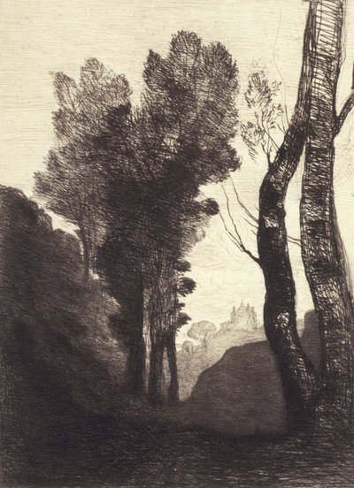 Environs de Rome, 1866 - Jean Baptiste Camille Corot