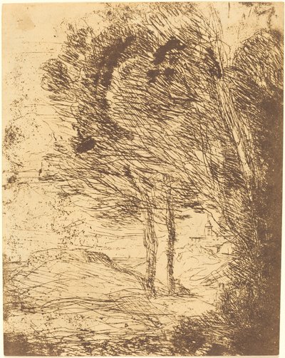 Environs de Gênes - Jean Baptiste Camille Corot