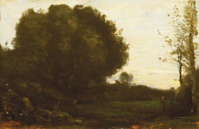 Soirée dans la vallée - Jean Baptiste Camille Corot