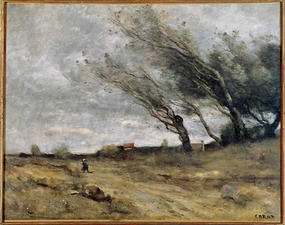 Tempête - Jean Baptiste Camille Corot