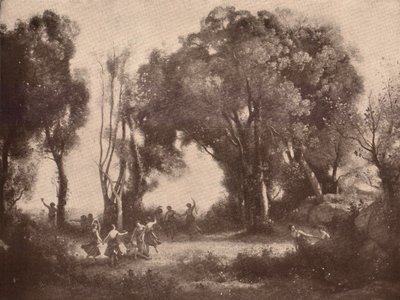 Allemand : Tanz der Nymphen Matin. Danse des Nymphes - Jean Baptiste Camille Corot