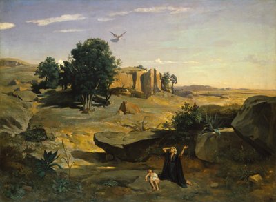Agar dans le désert, 1835 - Jean Baptiste Camille Corot