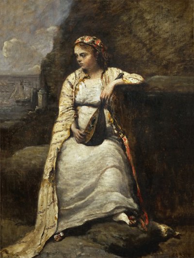 Haydée - Jean Baptiste Camille Corot