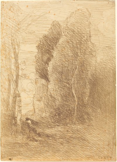 Cache-cache - Jean Baptiste Camille Corot
