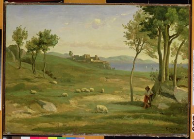 Paysage italien, 1838 - Jean Baptiste Camille Corot