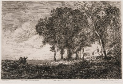 Paysage italien, vers 1865 - Jean Baptiste Camille Corot