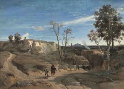La Cervara, la campagne romaine - Jean Baptiste Camille Corot